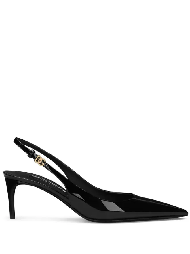Dolce & Gabbana Dolce & Gabbana DG ロゴバックル スリングバックパンプスの商品画像