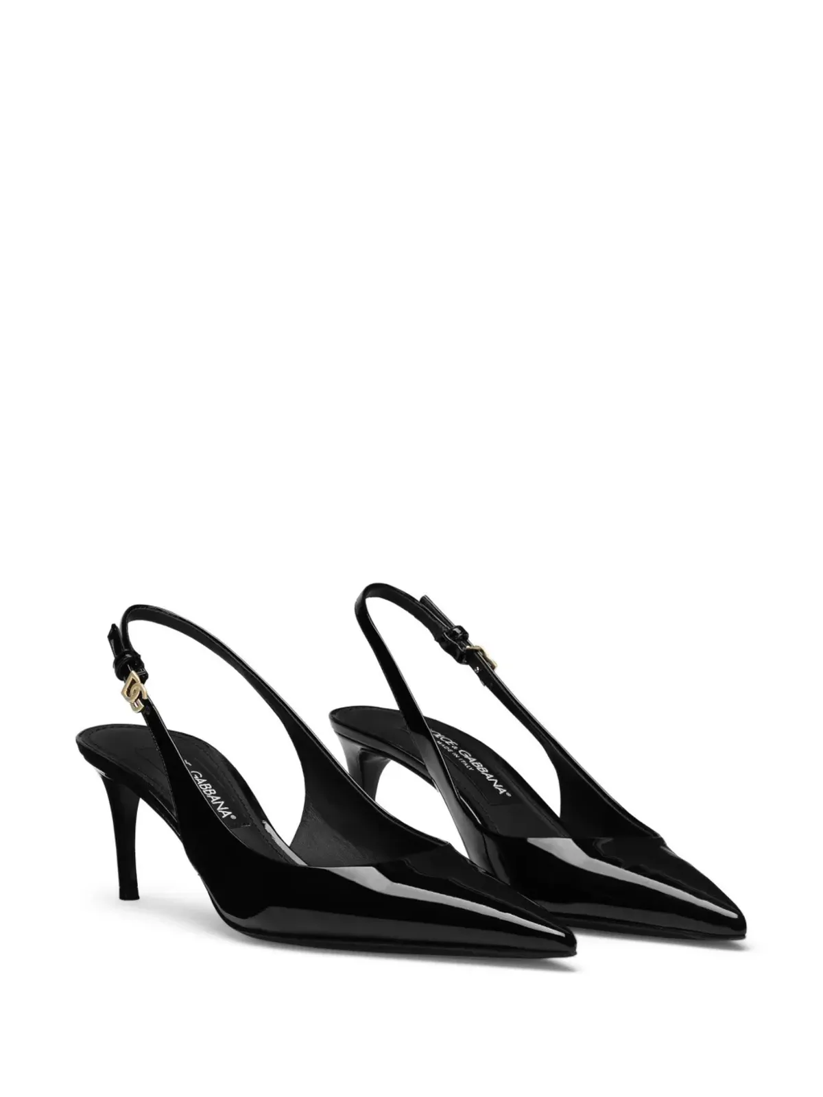 Dolce & Gabbana DG ロゴバックル スリングバックパンプス - 画像2