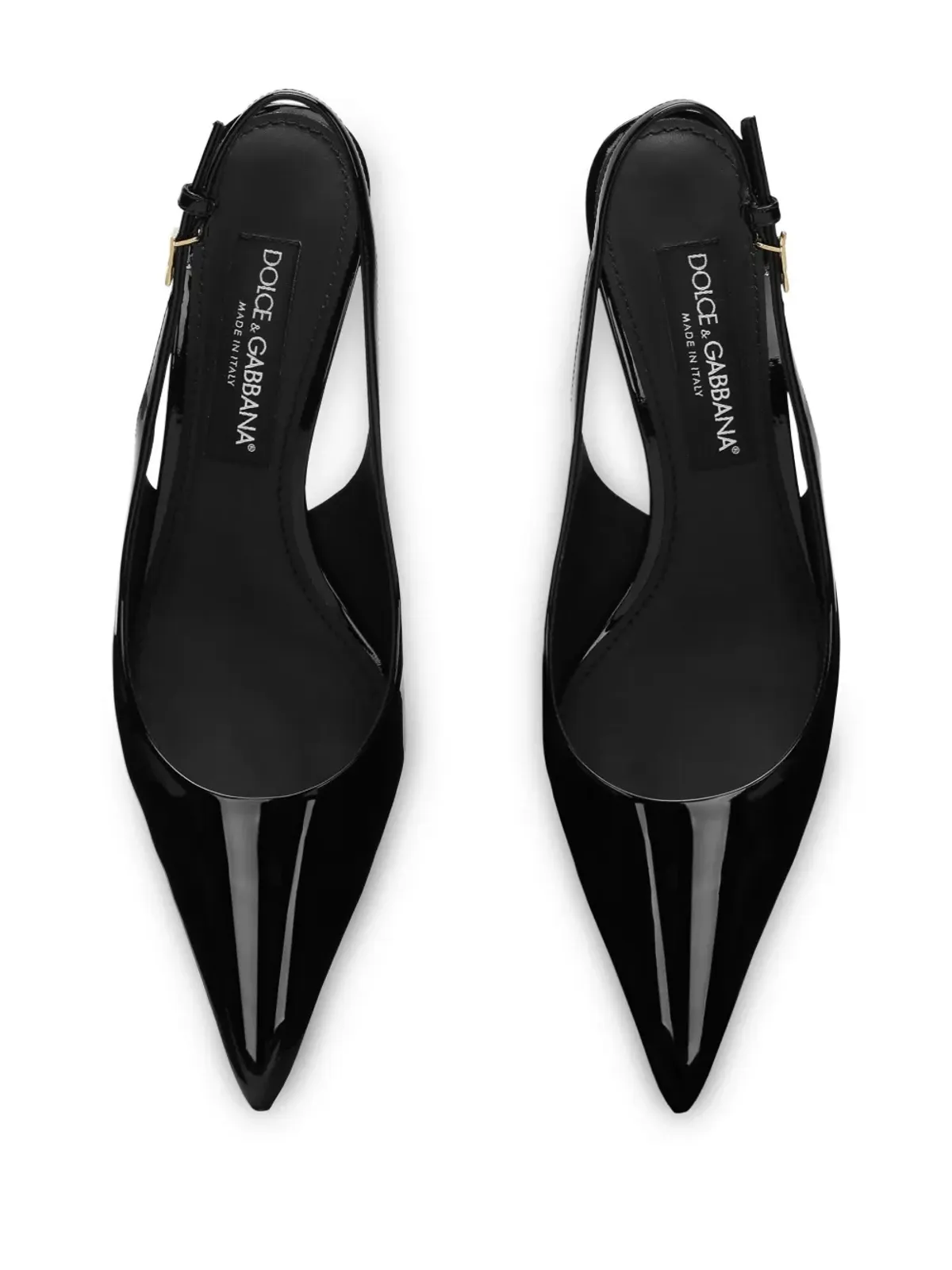 Dolce & Gabbana DG ロゴバックル スリングバックパンプス - 画像4