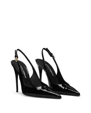 Dolce & Gabbana DNA パテントレザー スリングバック パンプス - サムネイル2