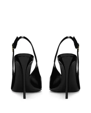 Dolce & Gabbana DNA パテントレザー スリングバック パンプス - サムネイル3