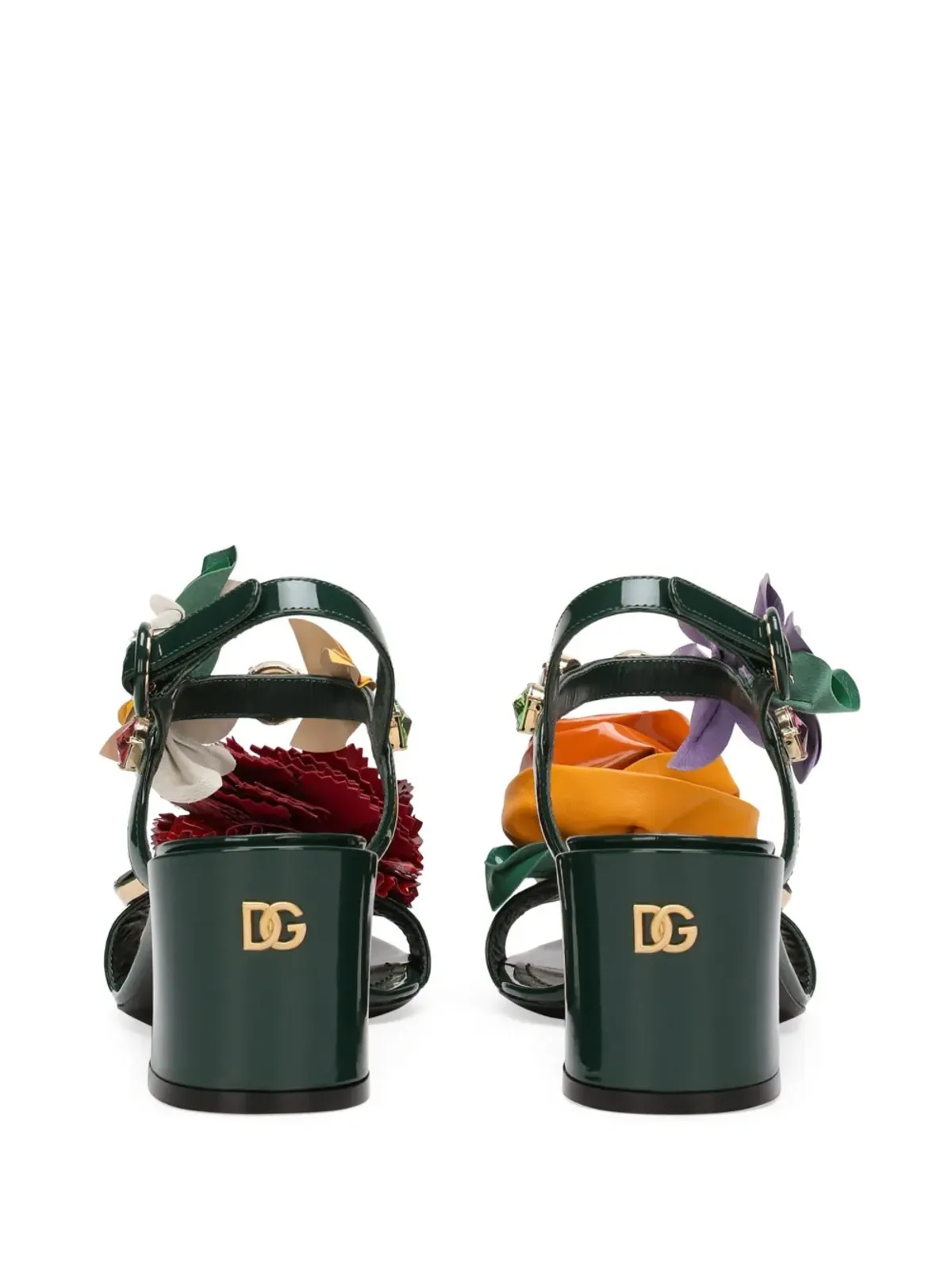 Dolce & Gabbana キーラ 花柄アップリケ サンダル - 画像3
