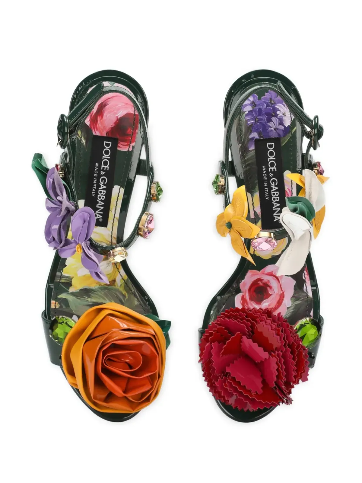 Dolce & Gabbana キーラ 花柄アップリケ サンダル - 画像4