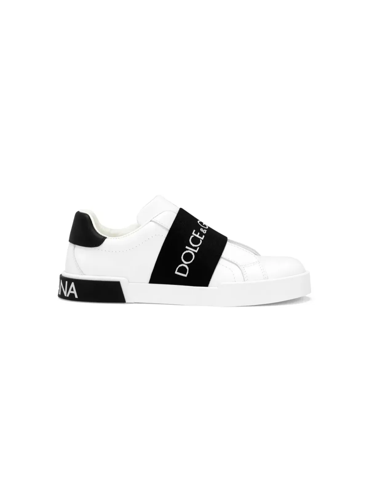 Dolce & Gabbana Kids Portofino スリップオン スニーカー - ホワイト - 画像2