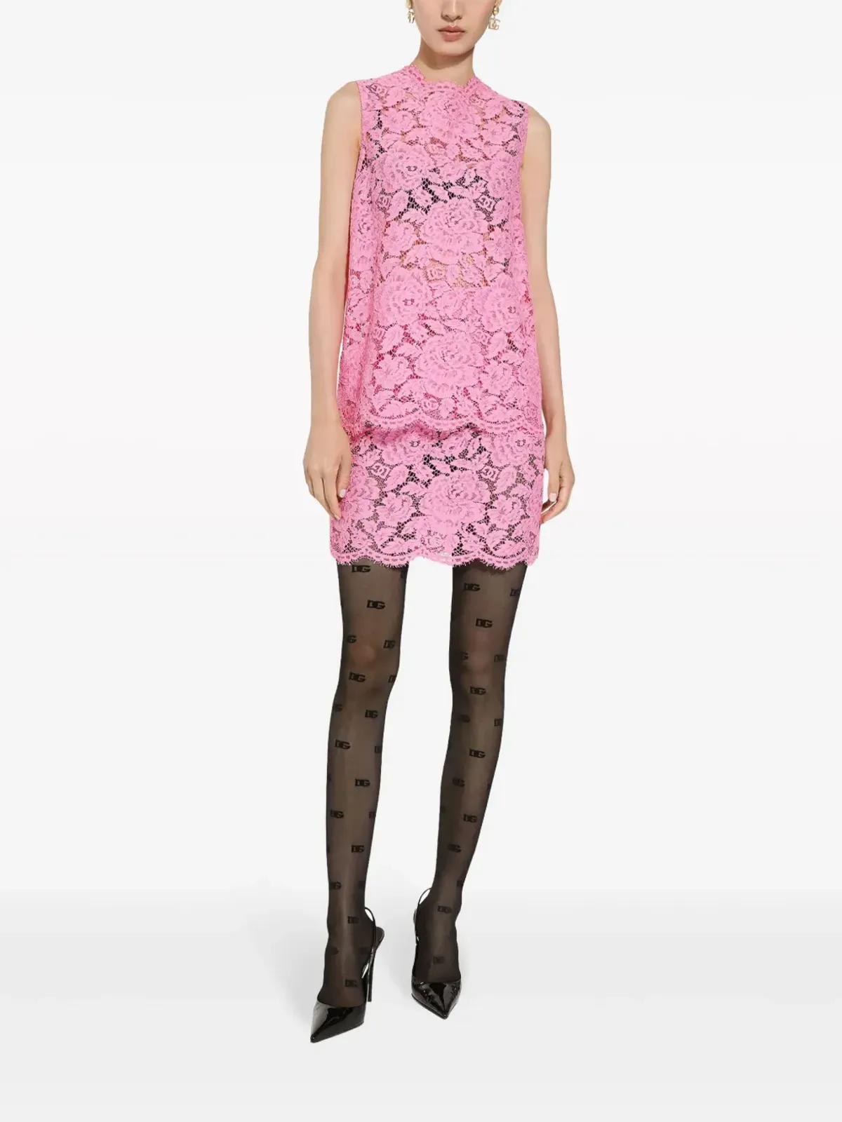 Dolce & Gabbana レーススカート - 画像3