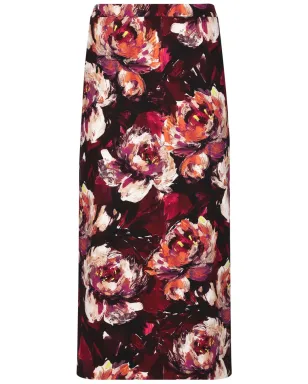 Dolce & Gabbana 牡丹プリント ペンシルスカート - レッド - サムネイル1