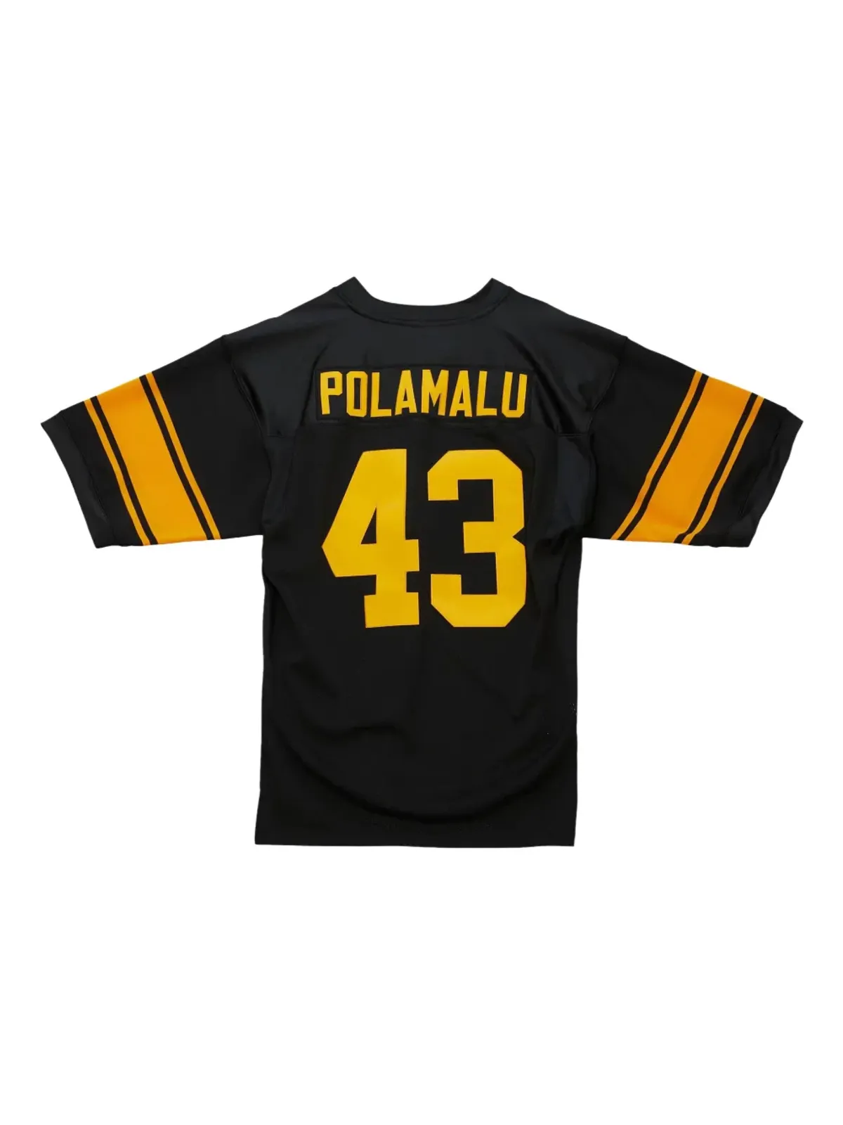Mitchell & Ness トロイ・ポラムアリ NFL ピッツバーグ・スティーラーズ 2008 Tシャツ - ブラック - 画像2