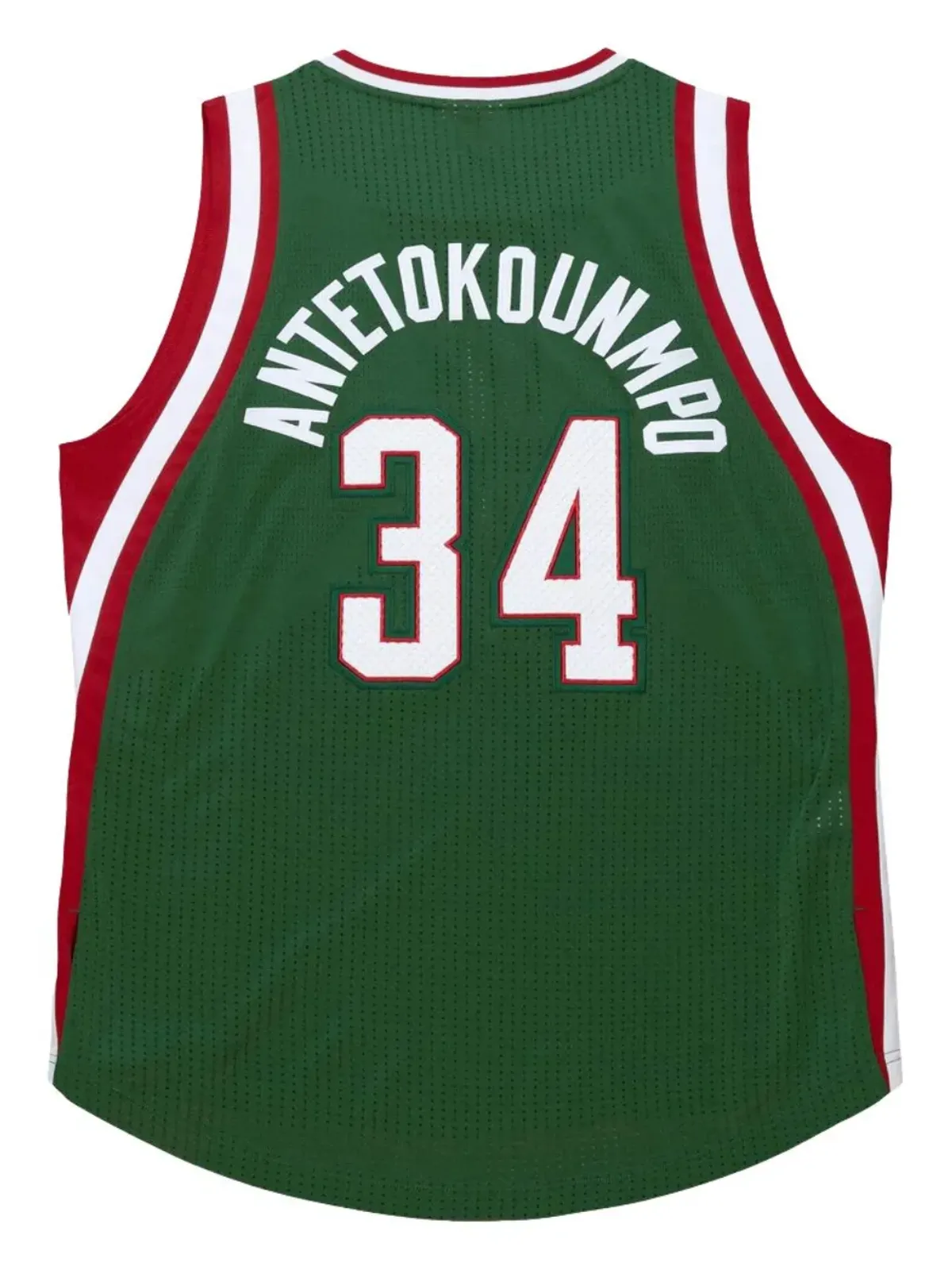 Mitchell & Ness NBAミルウォーキー・バックス 2013 ヤニス・アデトクンボ バスケットボールジャージ グリーン - 画像2