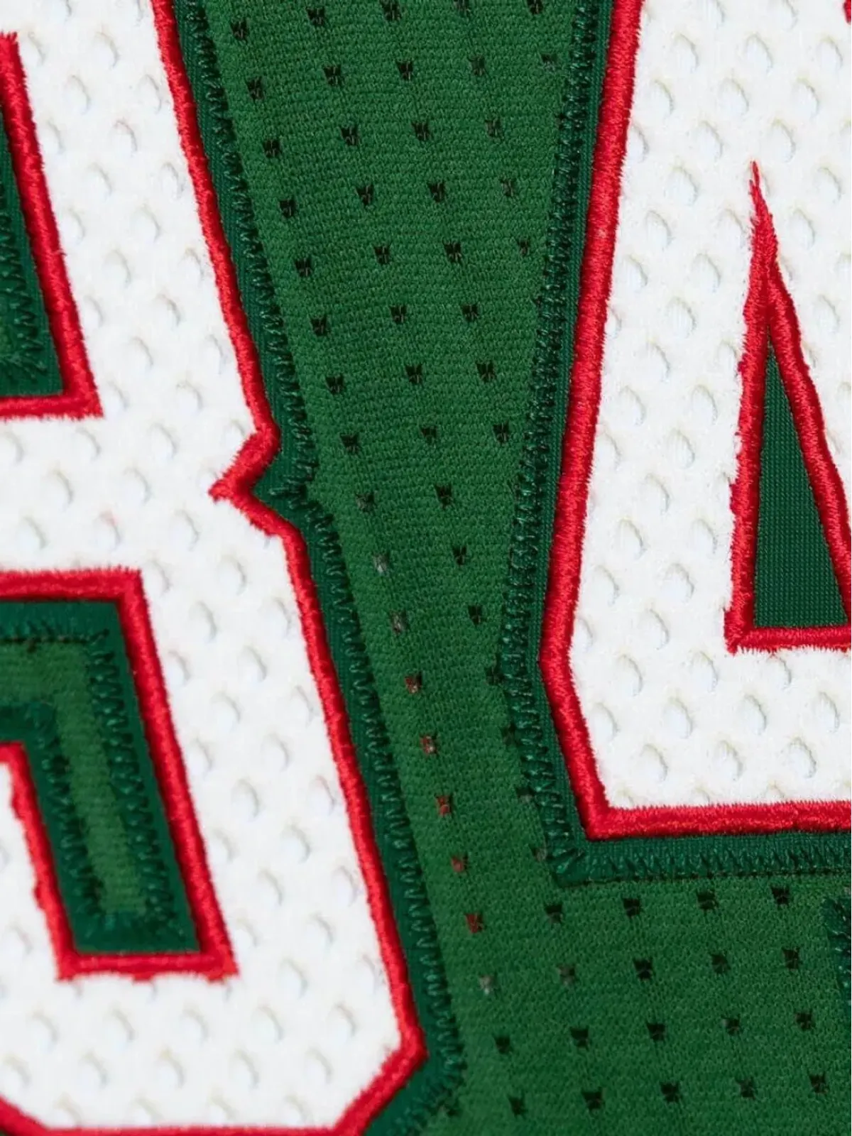 Mitchell & Ness NBAミルウォーキー・バックス 2013 ヤニス・アデトクンボ バスケットボールジャージ グリーン - 画像3