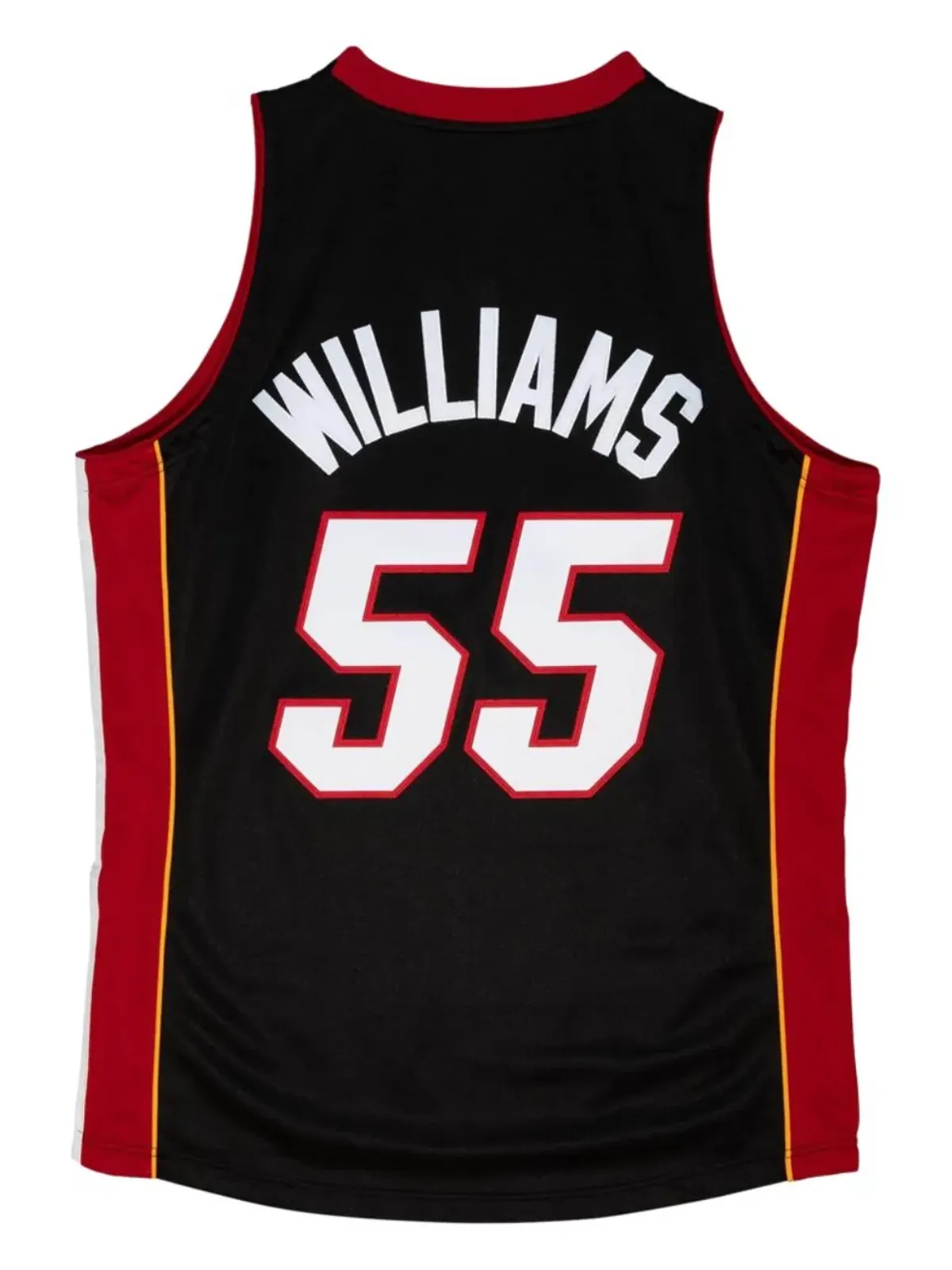 Mitchell & Ness NBA Miami Heat 05-06 Jason Williams バスケットボールジャージ ブラック - 画像2