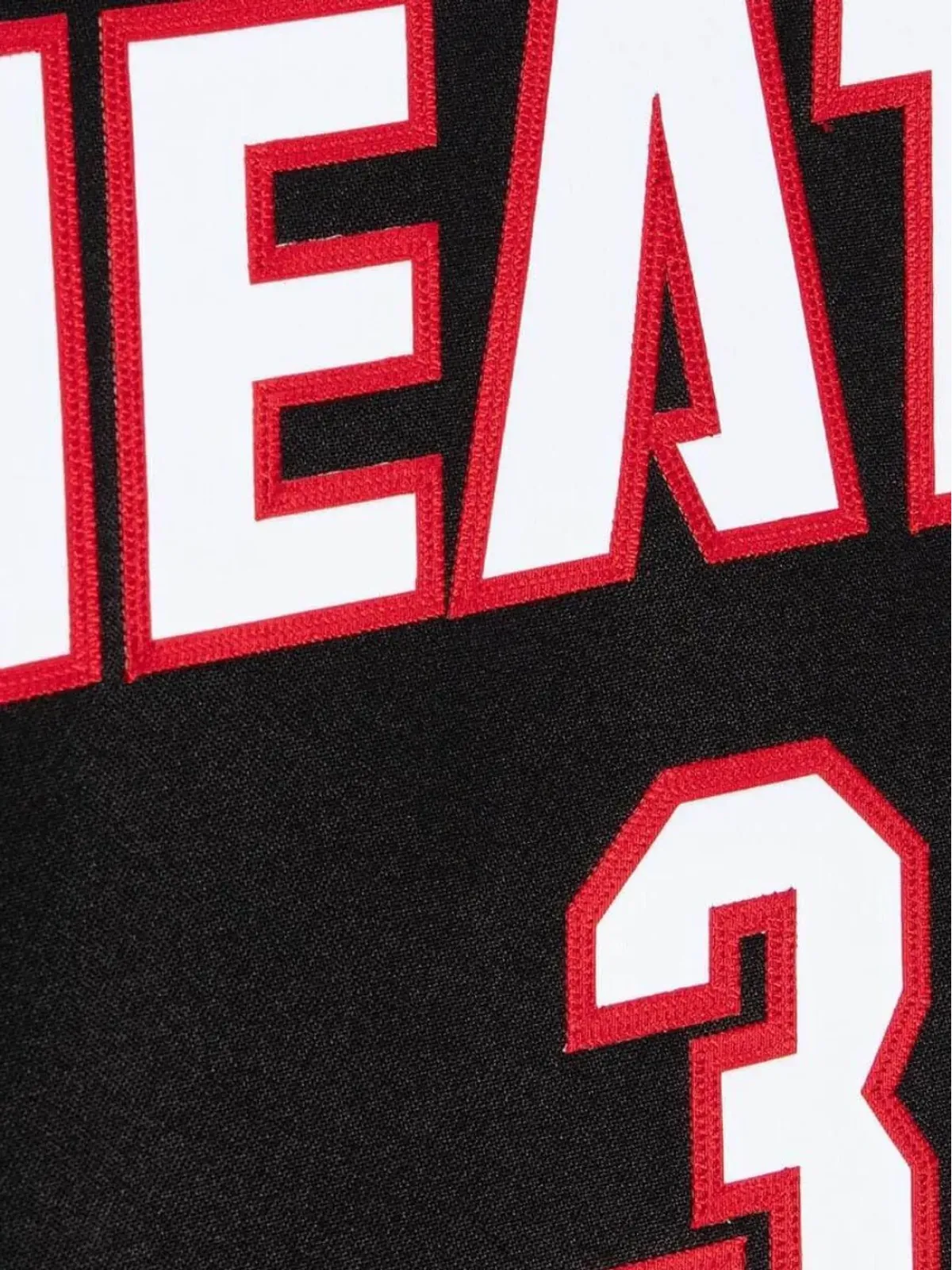 Mitchell & Ness NBA Heat 05-06 シャキール・オニール バスケットボールジャージ - ブラック - 画像3