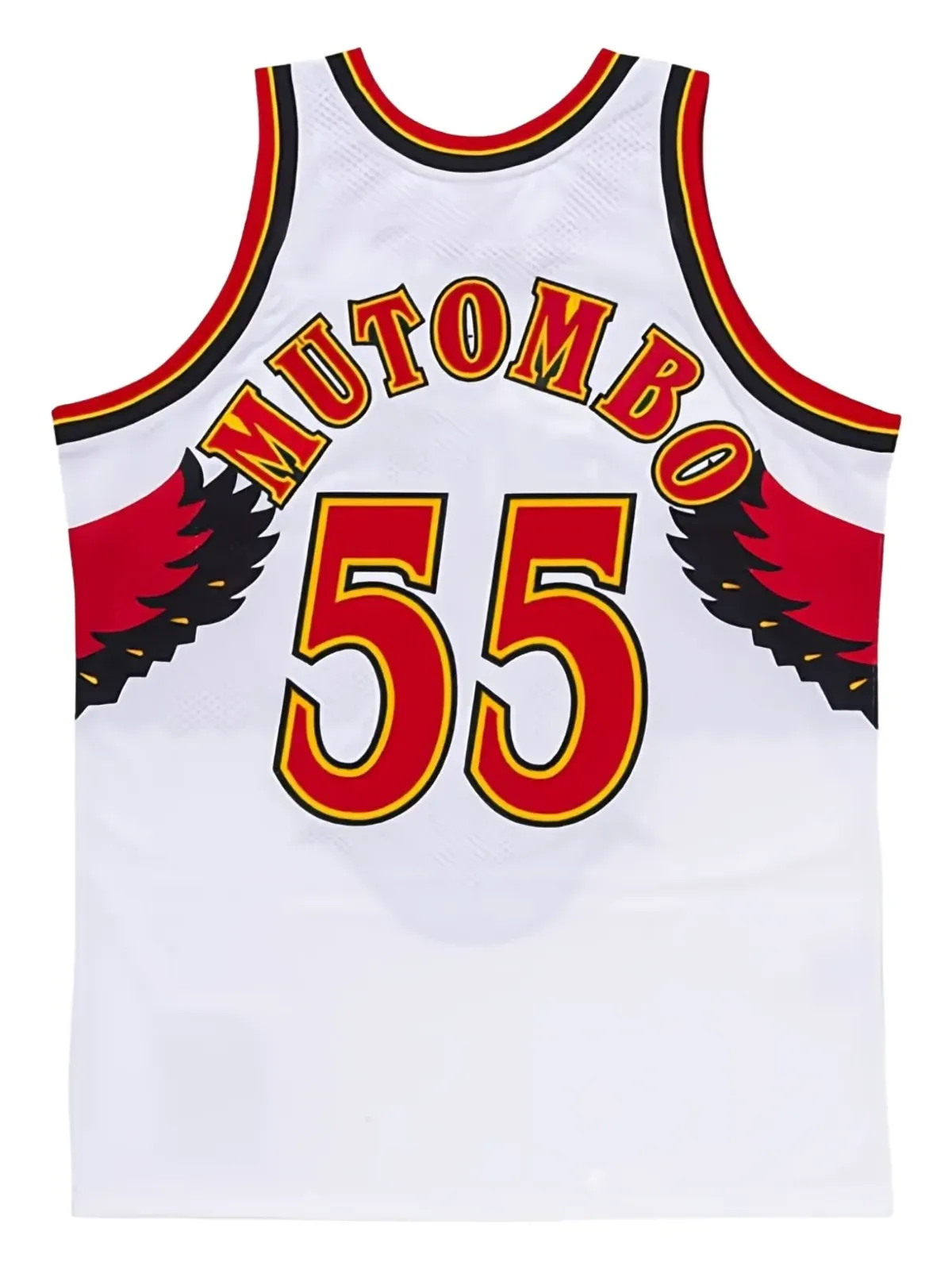 Mitchell & Ness NBAアトランタ・ホークス 96 Dikembe Mutombo ジャージ - ホワイト - 画像2