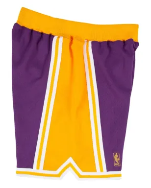 Mitchell & Ness NBA LA Lakers 96-97 オーセンティック・ロードショーツ パープル - サムネイル2