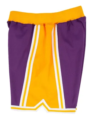 Mitchell & Ness NBA LA Lakers 96-97 オーセンティック・ロードショーツ パープル - サムネイル3