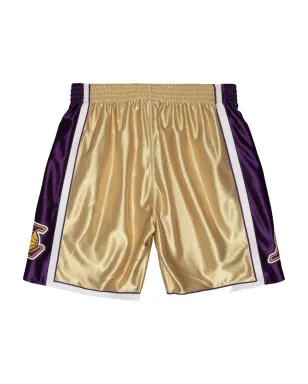 Mitchell & Ness NBA LA Lakers 2009 75周年 Swingman ショーツ - ゴールド - サムネイル2