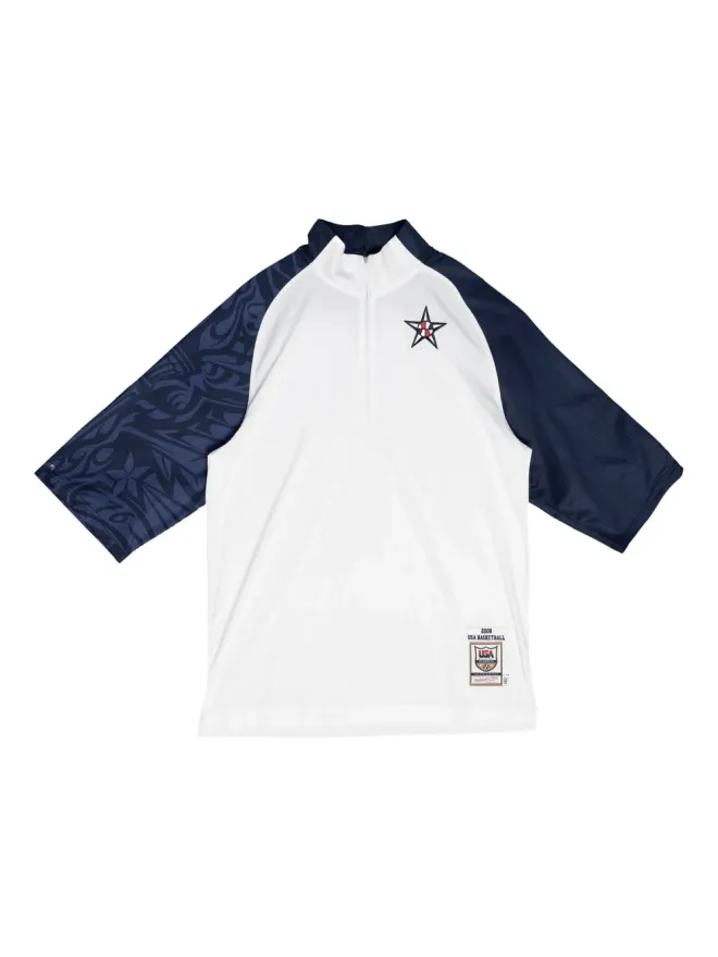 Mitchell & Ness Mitchell & Ness NBA USA 2008 バスケットボール シューティングシャツ - Whiteの商品画像
