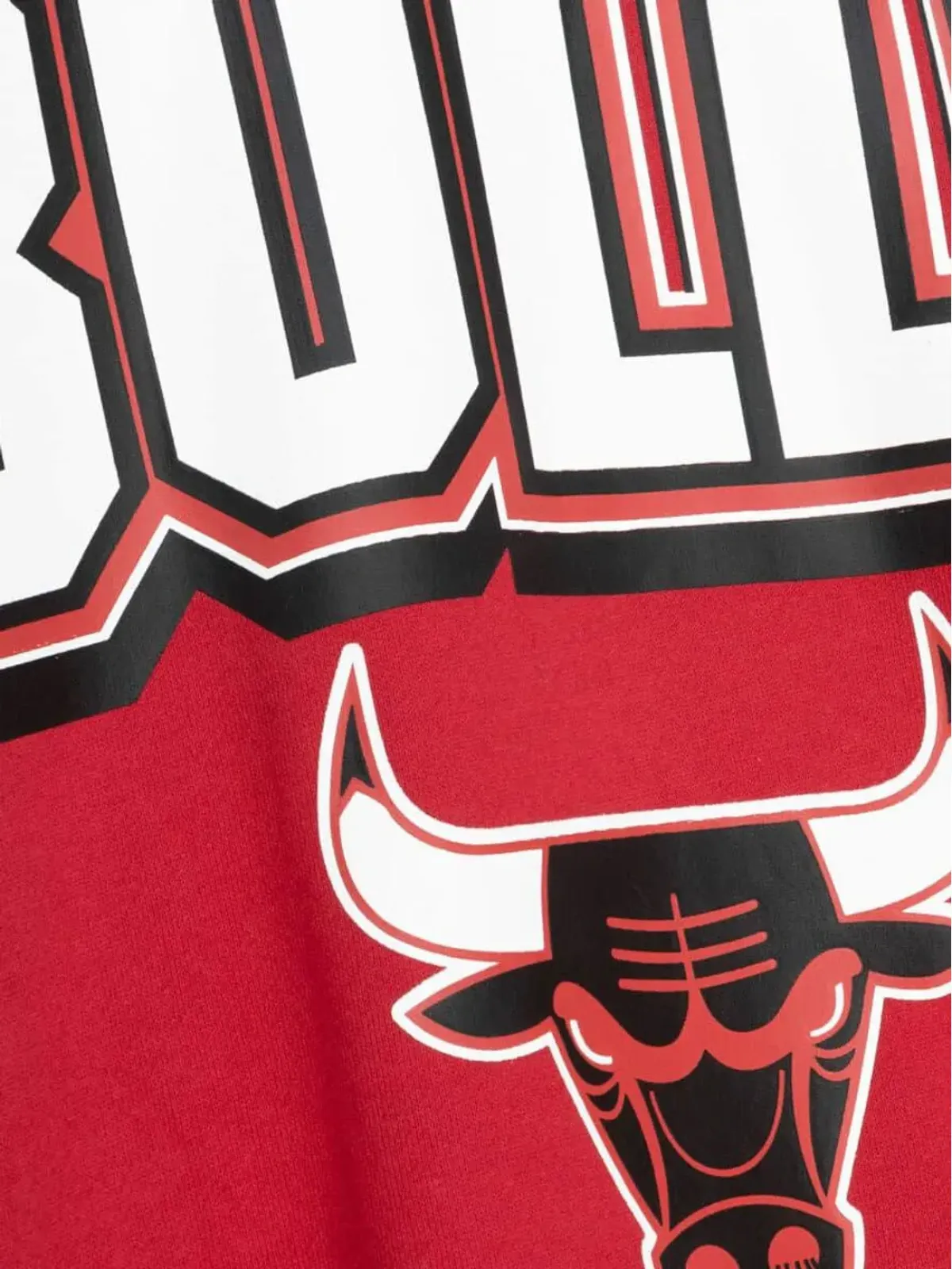 Mitchell & Ness オールオーバー クルー 2.0「NBA Chicago Bulls」 スウェットシャツ - レッド - 画像3