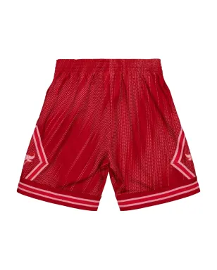 Mitchell & Ness x NBA Chicago Bulls 2008 モノクローム・スイングマン ショーツ - レッド - サムネイル2