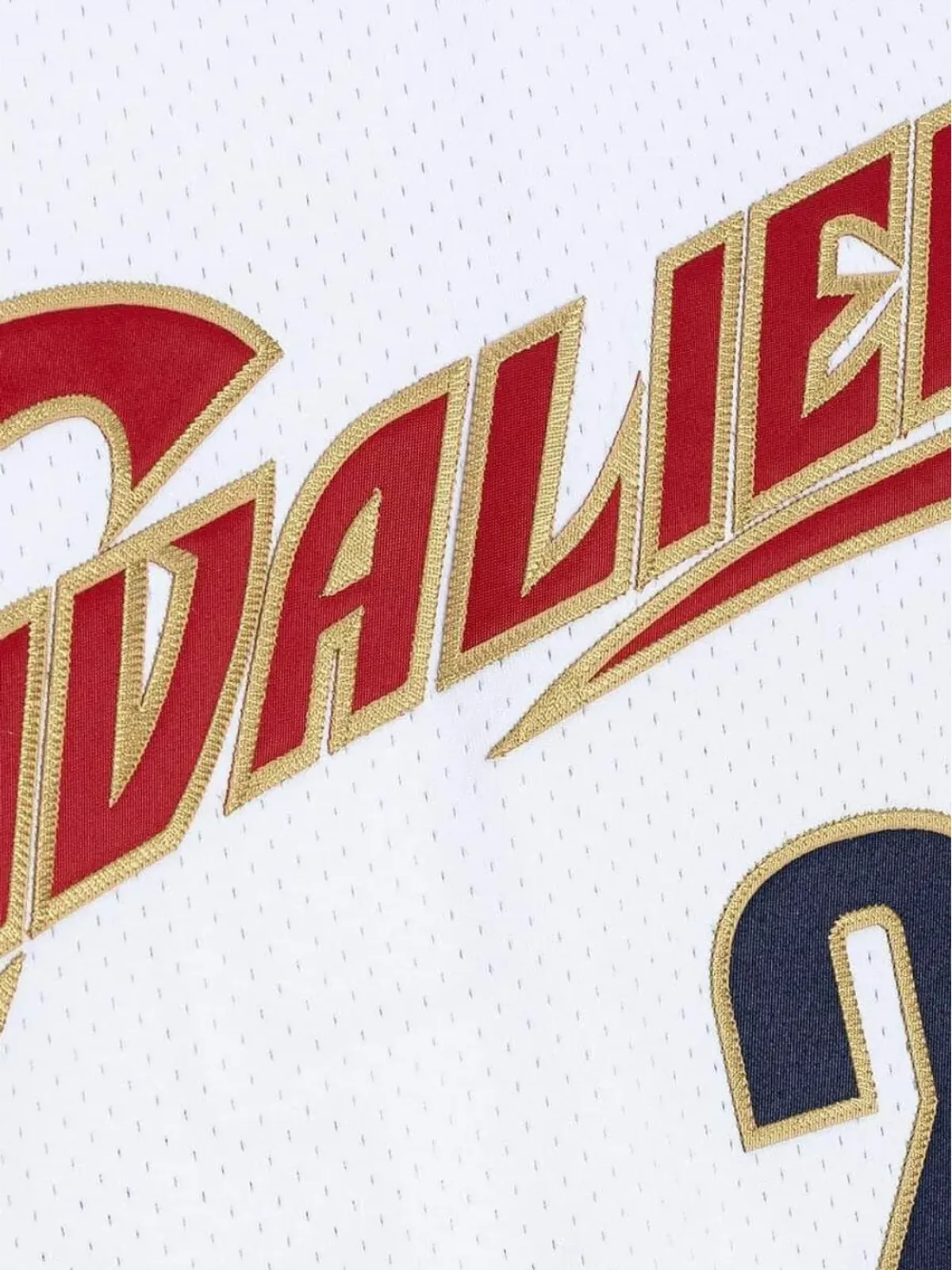 Mitchell & Ness NBAクリーブランド・キャバリアーズ 03 レブロン・ジェームズ アンオーセンティックジャージ - ホワイト - 画像2