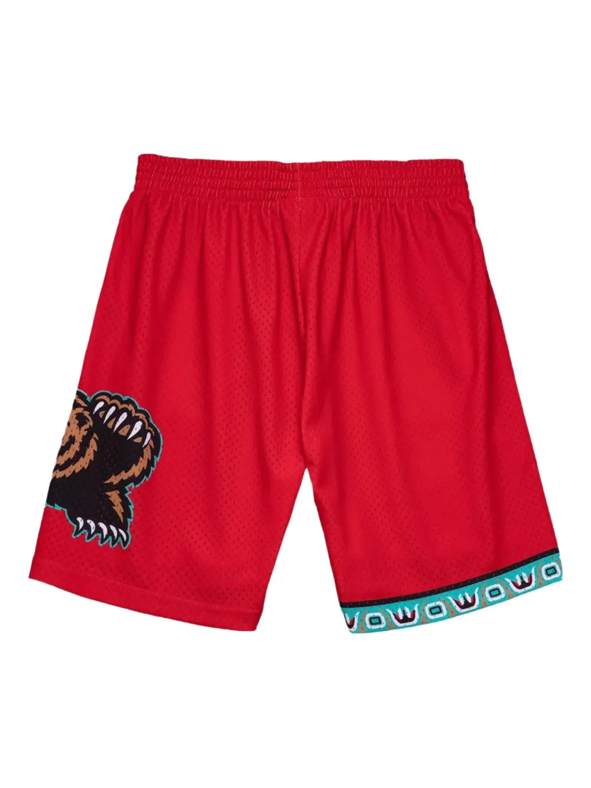 Mitchell & Ness NBA Vancouver Grizzlies 1998 Swingman ショーツ（レッド） - 画像2