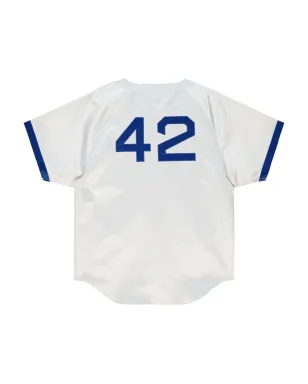 Mitchell & Ness Jackie Robinson MLB Los Angeles Dodgers 1949 shirt - White - サムネイル2