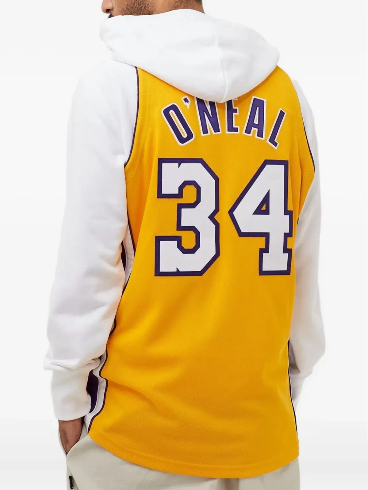Mitchell & Ness x La Lakers ロゴプリントベスト - イエロー - 画像3