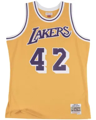 Mitchell & Ness NBA LA Lakers 84-85 James Worthy Swingman ベストトップ - Yellow - サムネイル1
