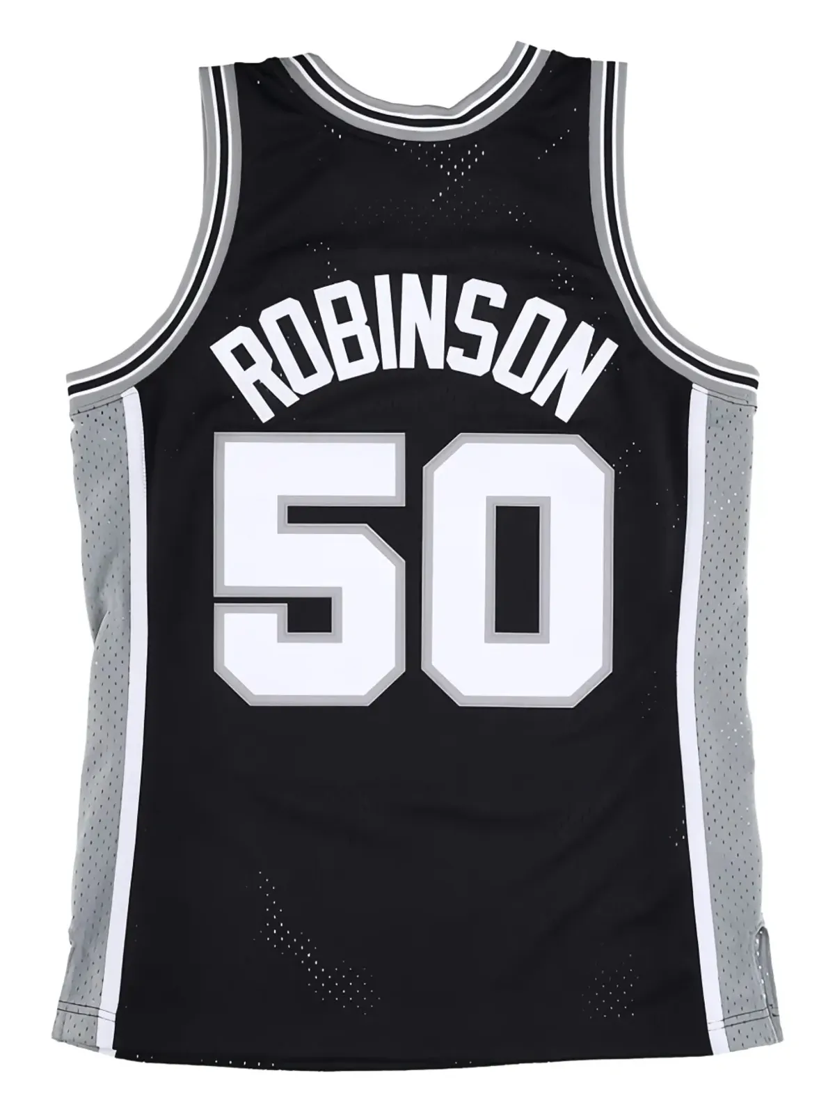 Mitchell & Ness NBA Spurs 98-99 David Robinson スウィングマンジャージ ブラック - 画像2