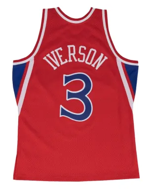 Mitchell & Ness × NBA 76ers 96 Allen Iverson スイングマン・ロード タンクトップ レッド - サムネイル2
