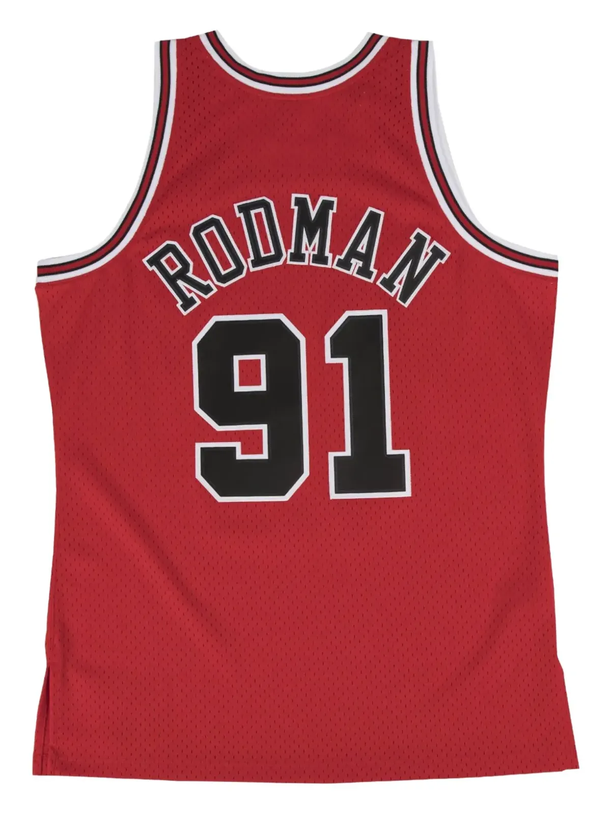 Mitchell & Ness x Bulls ロゴプリント ベスト - レッド - 画像2