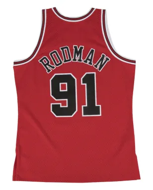 Mitchell & Ness x Bulls ロゴプリント ベスト - レッド - サムネイル2