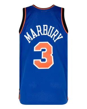 Mitchell & Ness スウィングマン NBA New York Knicks 2005/06 Stephon Marbury ジャージ - ブルー - サムネイル2