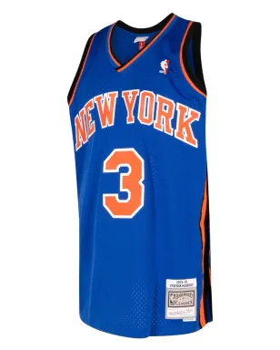 Mitchell & Ness スウィングマン NBA New York Knicks 2005/06 Stephon Marbury ジャージ - ブルー - サムネイル3