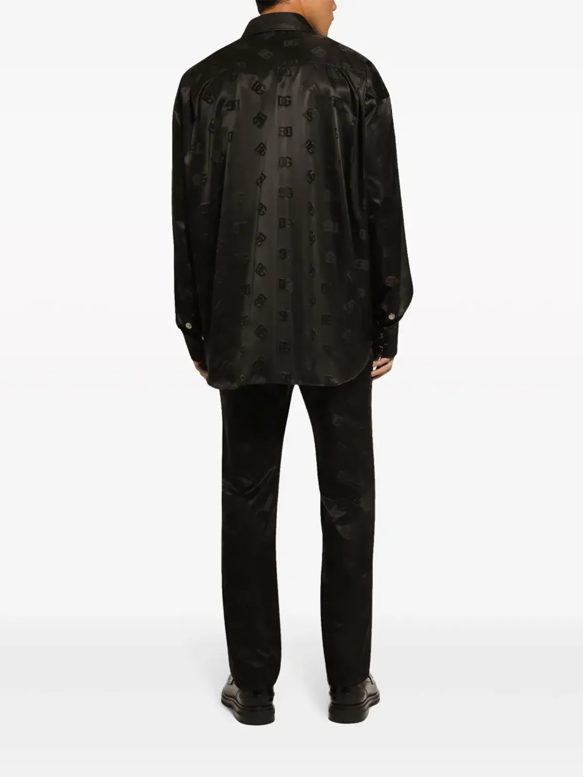 Dolce & Gabbana モノグラムジャカード テーパードパンツ - 画像4