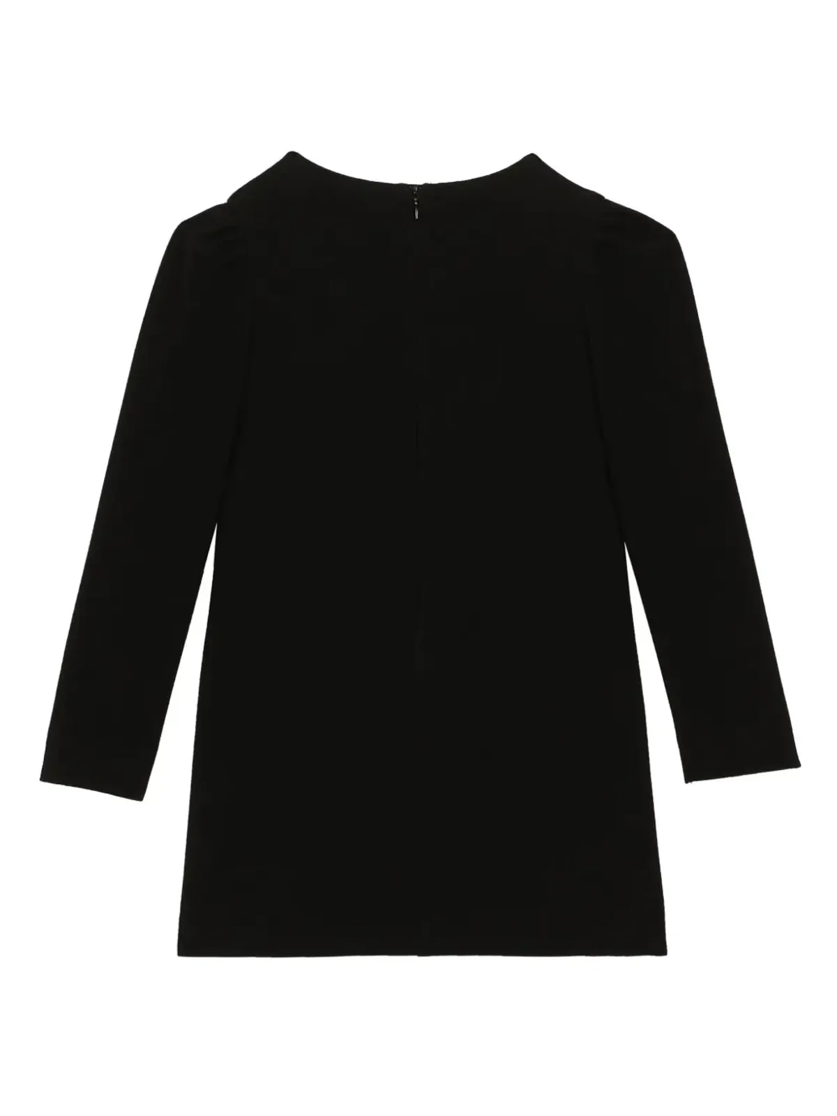 Dolce & Gabbana Kids DG刺繍入り長袖ドレス ブラック - 画像2