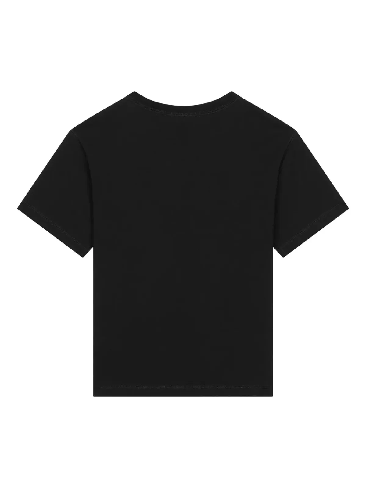 Dolce & Gabbana Kids パームツリー柄コットンTシャツ ブラック - 画像2