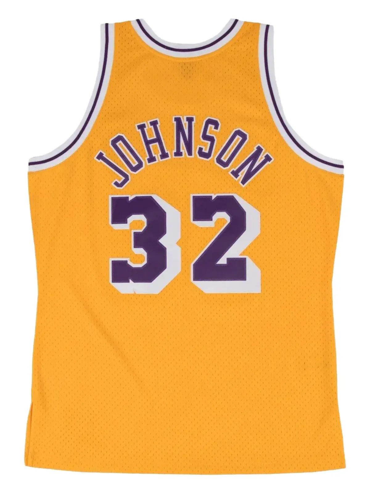 Mitchell & Ness x NBA Lakers 84 Magic Johnson Swingman ホームタンクトップ - 画像2