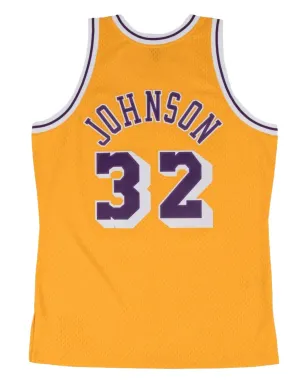 Mitchell & Ness x NBA Lakers 84 Magic Johnson Swingman ホームタンクトップ - サムネイル2