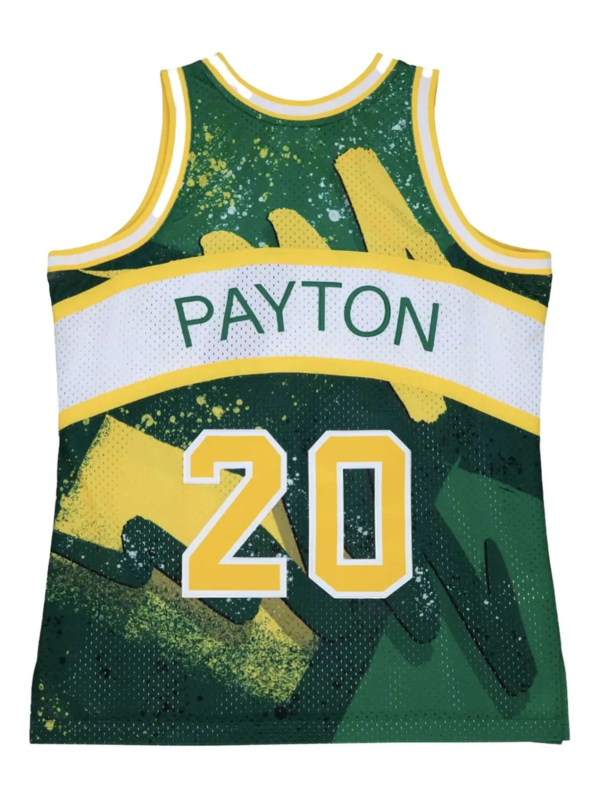 Mitchell & Ness NBA Seattle Supersonics 94 Gary Payton ハイパー・フープス スウィングマン ジャージ - グリーン - 画像2