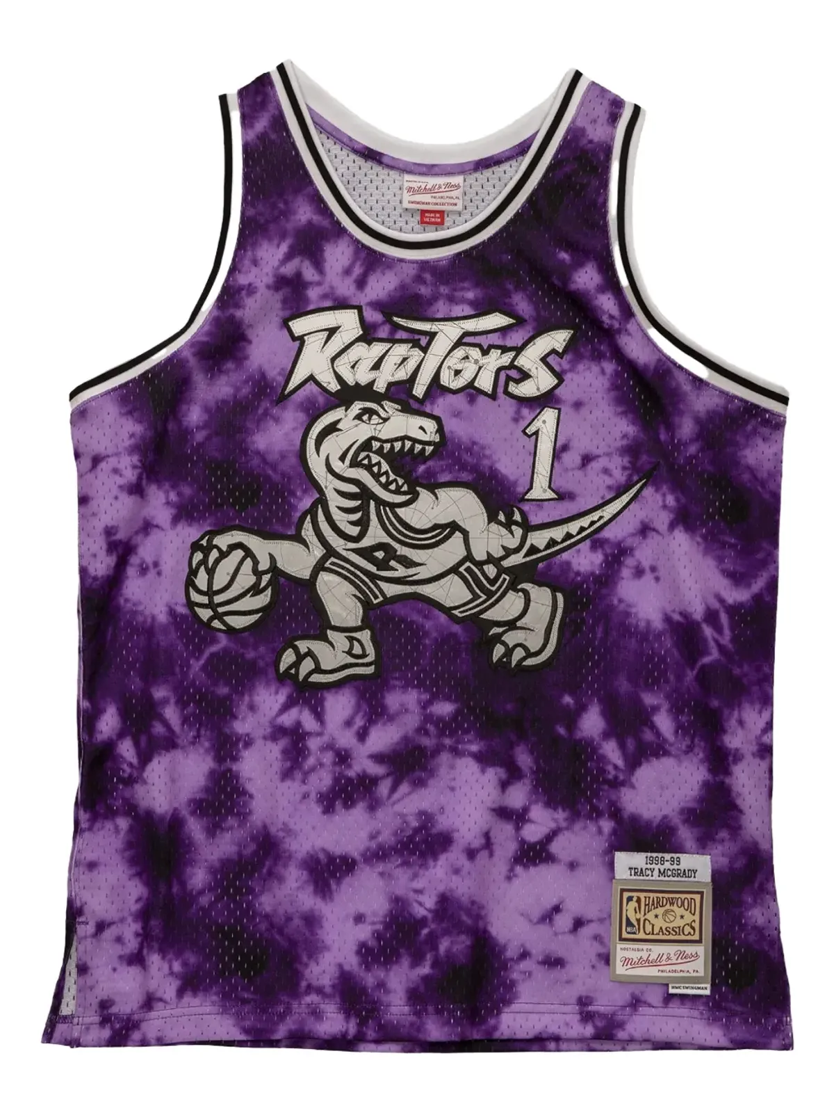 Mitchell & Ness NBA Raptors 1998 Tracy McGrady Galaxyスウィングマンジャージ - 画像2