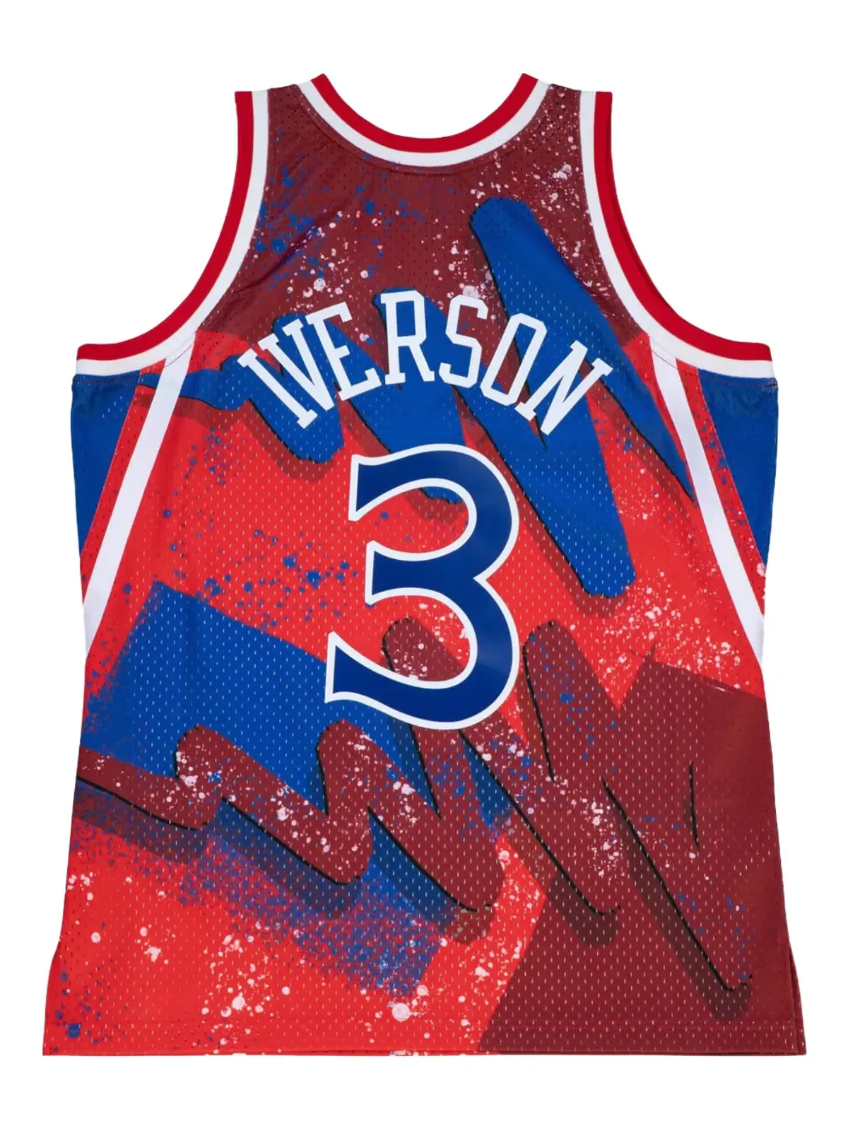 Mitchell & Ness x NBA 76ers 1996 Allen Iverson ハイパーホープス スウィングマン タンクトップ - レッド - 画像2