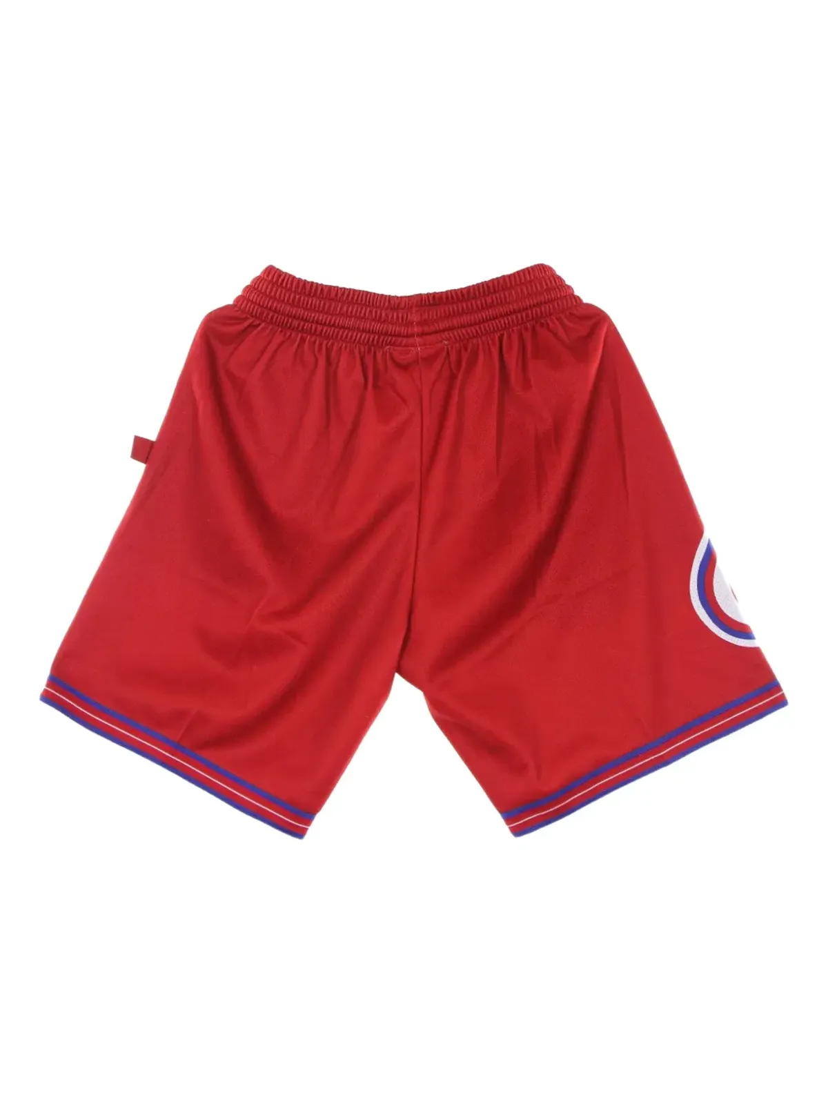 Mitchell & Ness ロゴプリントショーツ - レッド - 画像2