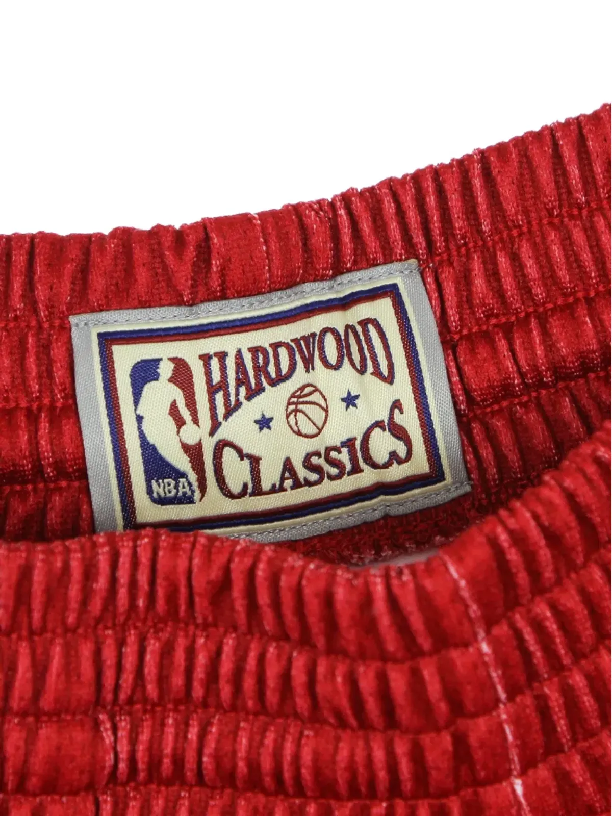 Mitchell & Ness ロゴプリントショーツ - レッド - 画像4