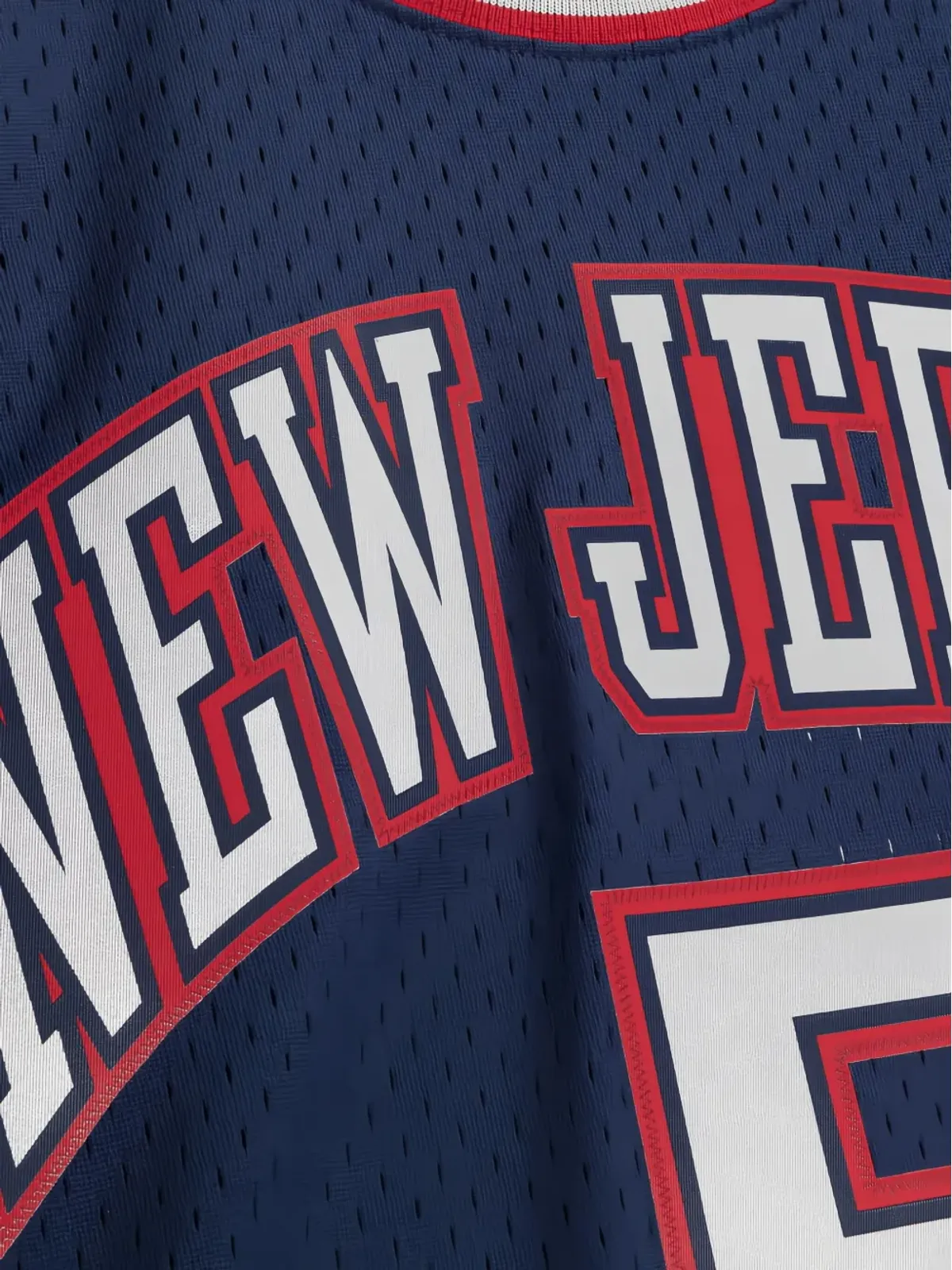 Mitchell & Ness x New Jersey ロゴプリント ベスト - 画像3