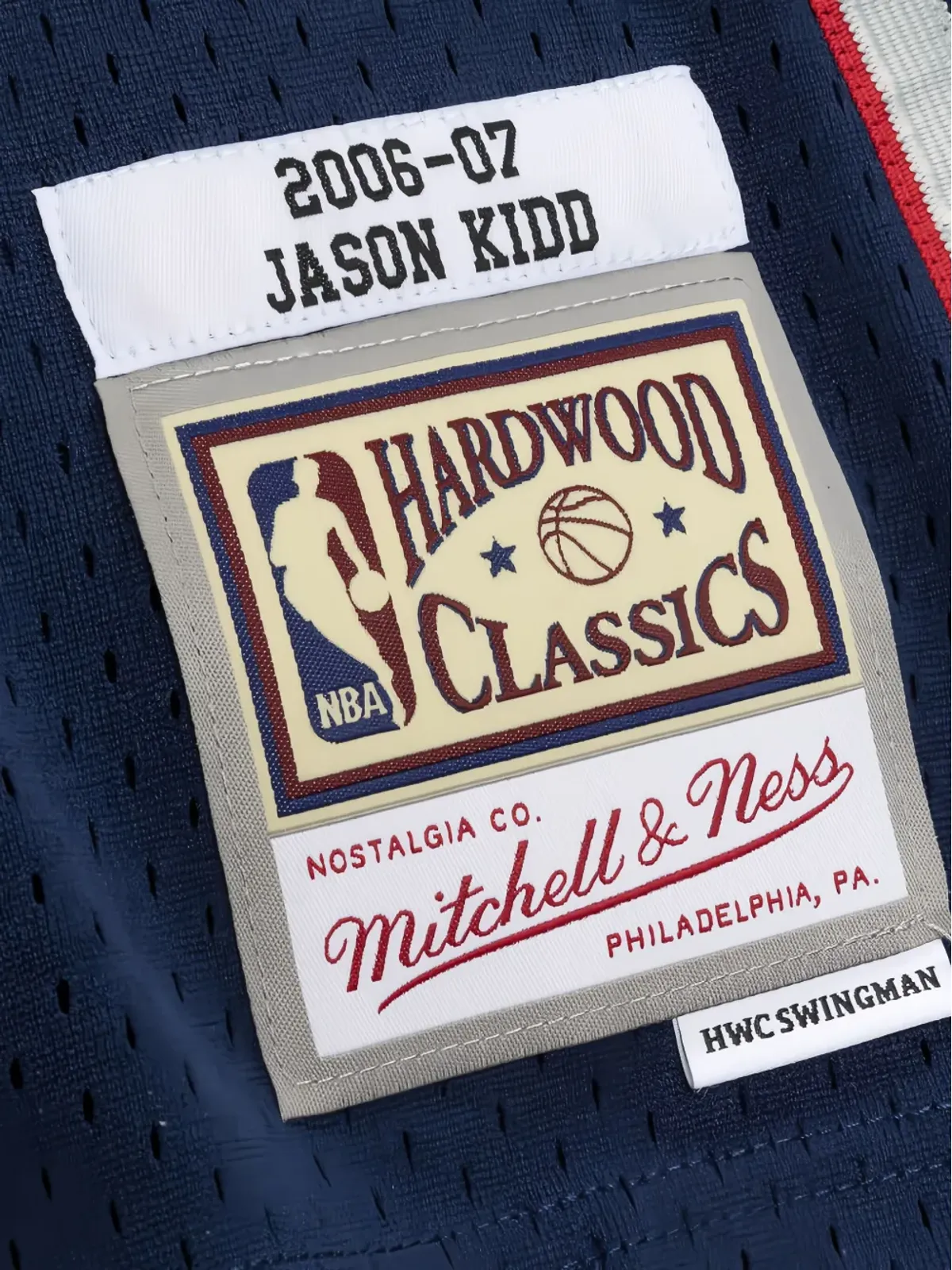 Mitchell & Ness x New Jersey ロゴプリント ベスト - 画像4