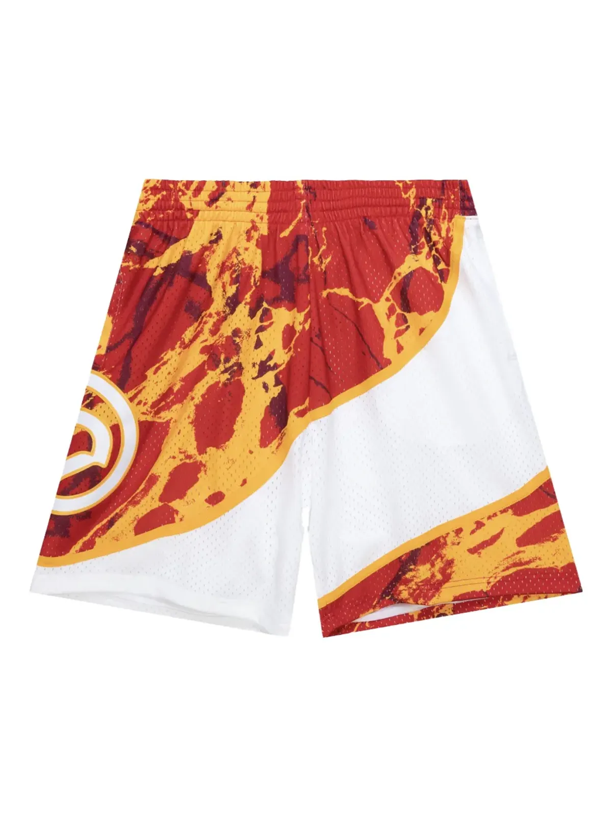 Mitchell & Ness NBAアトランタホークス 1986年 チーム マーブル Swingman ショーツ - 画像2