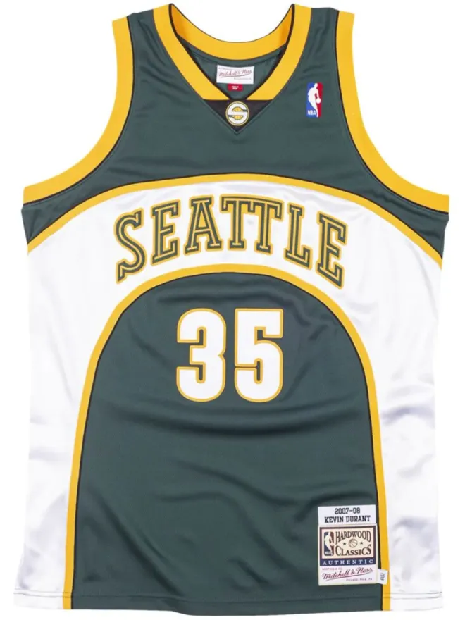 Mitchell & Ness Mitchell & Ness NBA Seattle Supersonics 07 Kevin Durant バスケットボールジャージの商品画像