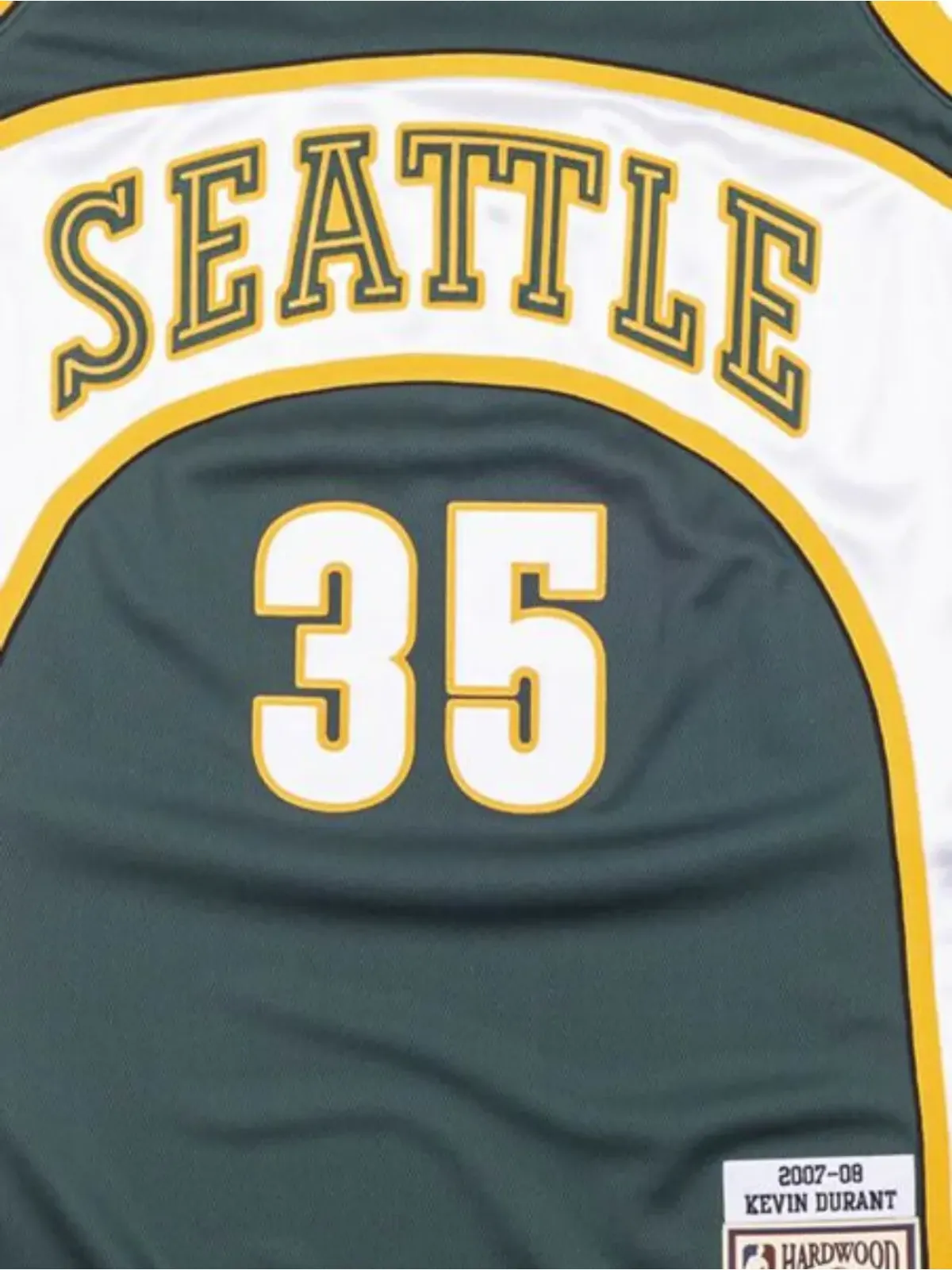 Mitchell & Ness NBA Seattle Supersonics 07 Kevin Durant バスケットボールジャージ - 画像2
