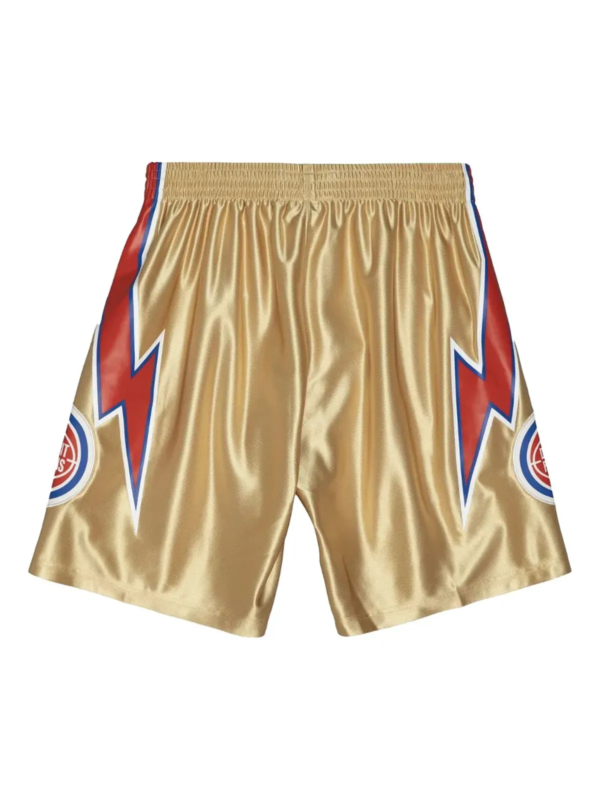 Mitchell & Ness NBA Detroit Pistons 1978 75th Gold swingman shorts - Neutrals - 画像2