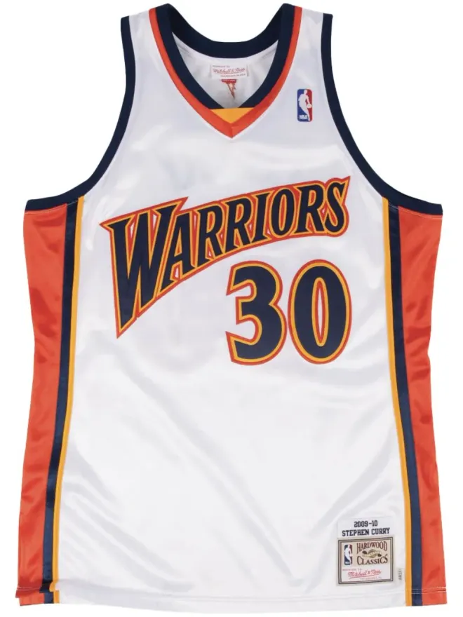 Mitchell & Ness Mitchell & Ness NBA ゴールデンステート・ウォリアーズ 09 ステフィン・カリー ア authentic ジャージ - Whiteの商品画像